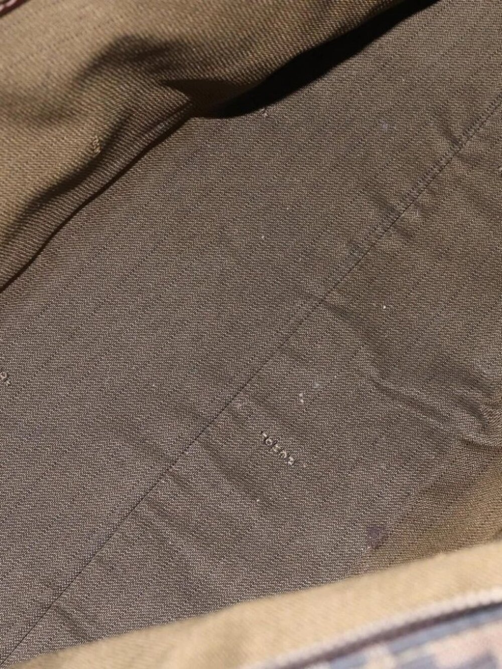 FENDI Zucca Canvas Mamma Baguette Hand Bag Black Brown Silver - Picture 13 of 16